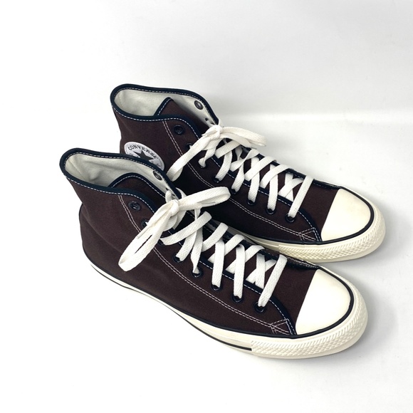 Converse Ctas High Shoe Brown Casual Men Canvas Brown Skate Custom 152620C-WWBBW - Picture 3 of 11